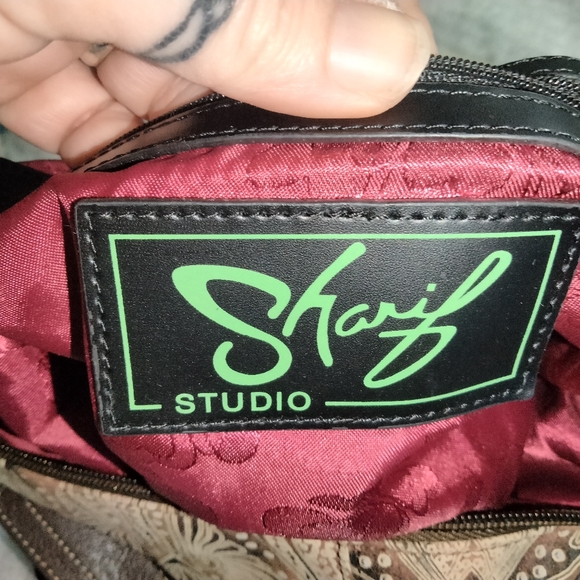 Vintage Leather Sharif Studio Handbag - Picture 10 of 12